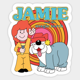 Jamie and the magic torch Sticker